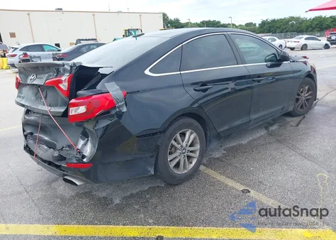 2016 Hyundai Sonata Se from USA, damaged, VIN 5NPE24AF9GH319016